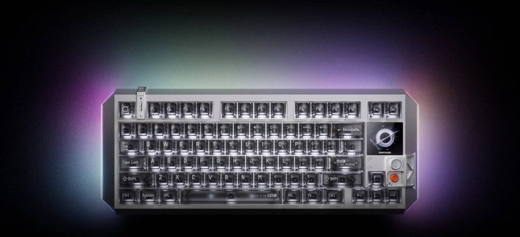 Đánh giá MelGeek Centauri 80: "Phi thuyền" cơ học cực chất nhưng có đáng tiền? 3 Màn hình OLED cảm ứng màu 1.78 inch độc bản