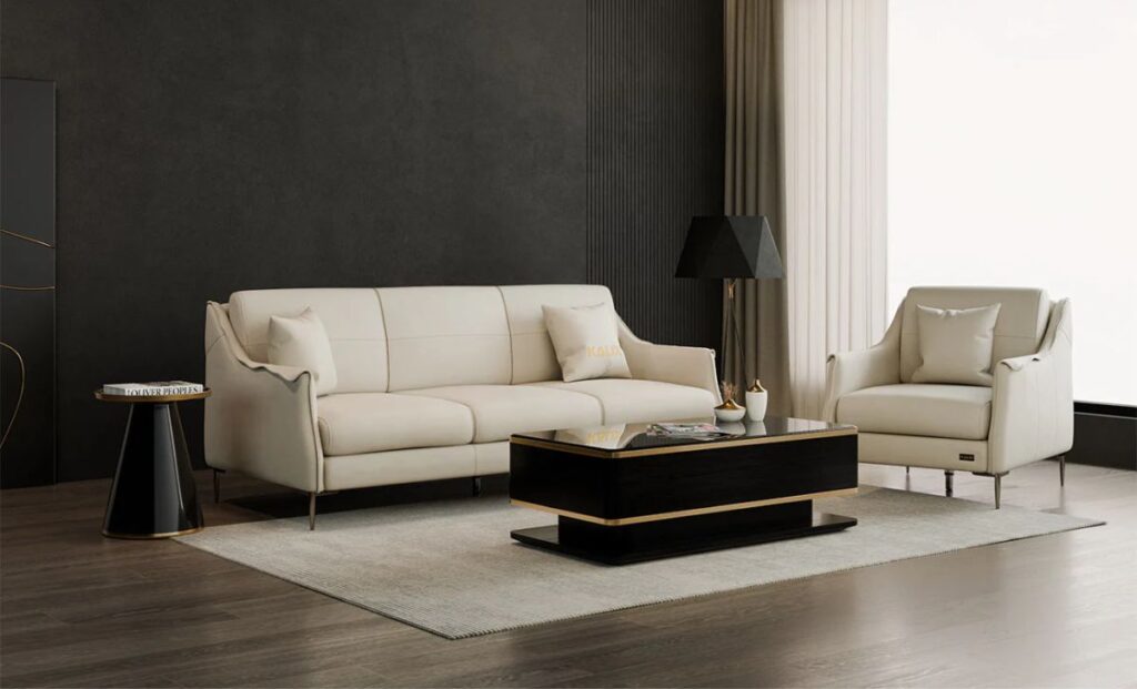 20+ Mẫu sofa phòng khách đẹp, sang trọng, hiện đại, đầy đủ mọi kích thước 8 sofa phong khach boc da