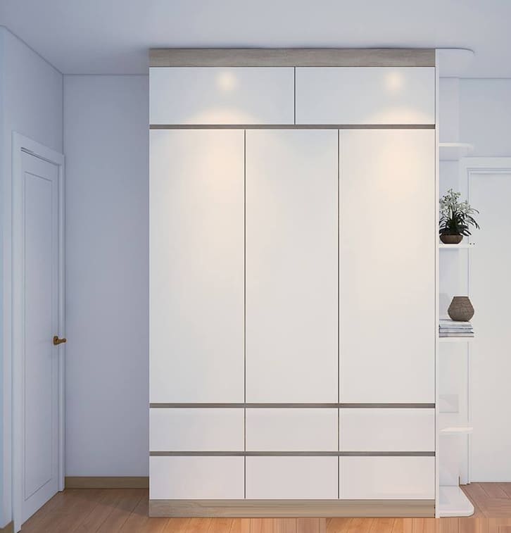25+ Mẫu tủ quần áo hiện đại đẹp, sang trọng, đa dạng thiết kế 6 tu quan ao hien dai kich tran dien tich lon