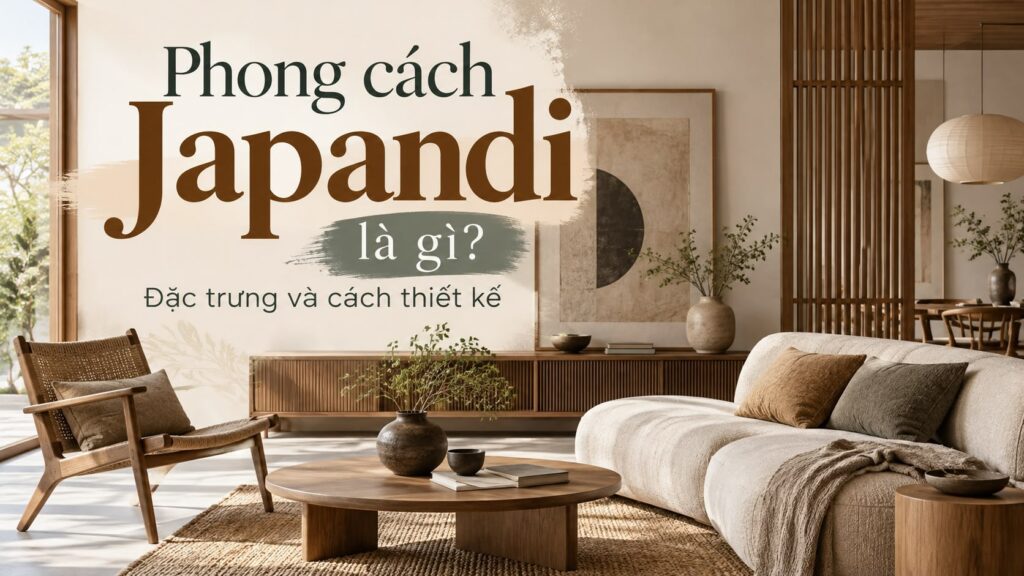 Phong cách Japandi là gì? Đặc trưng và cách thiết kế